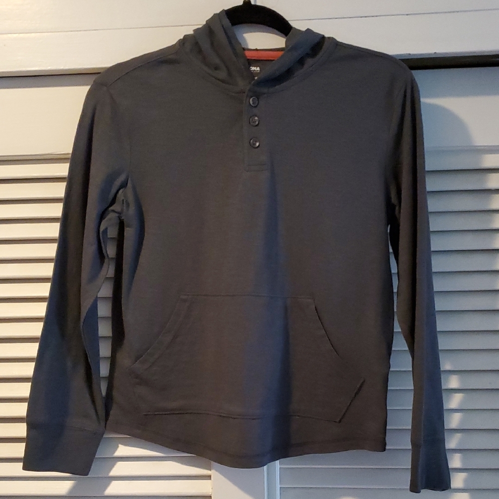 Sonoma Boy's Charcoal Hoodie Jersey Size M
